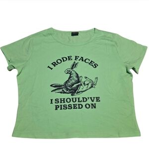 Green Graphic Womens T-Shirt